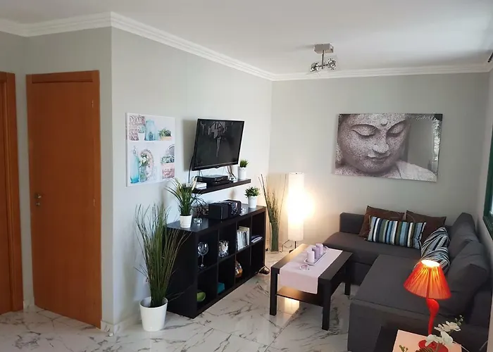 Apartman Casa Palmera Only 150 Meters To The Beach, Heated Pool, Wifi, Sat-tv, Balcony With Poolview *