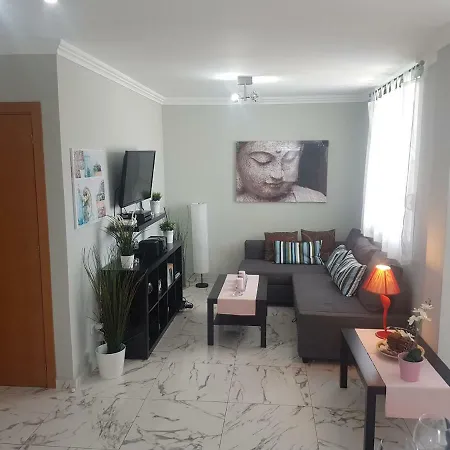 Casa Palmera Only 150 Meters To The Beach, Heated Pool, Wifi, Sat-tv, Balcony With Poolview 公寓 阿罗纳